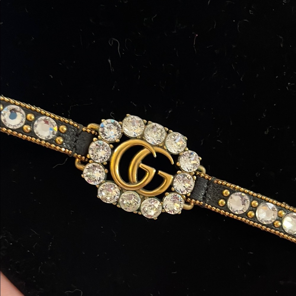 🔥 🔥 Gucci GG rhinestone choker necklace - Picture 5 of 9